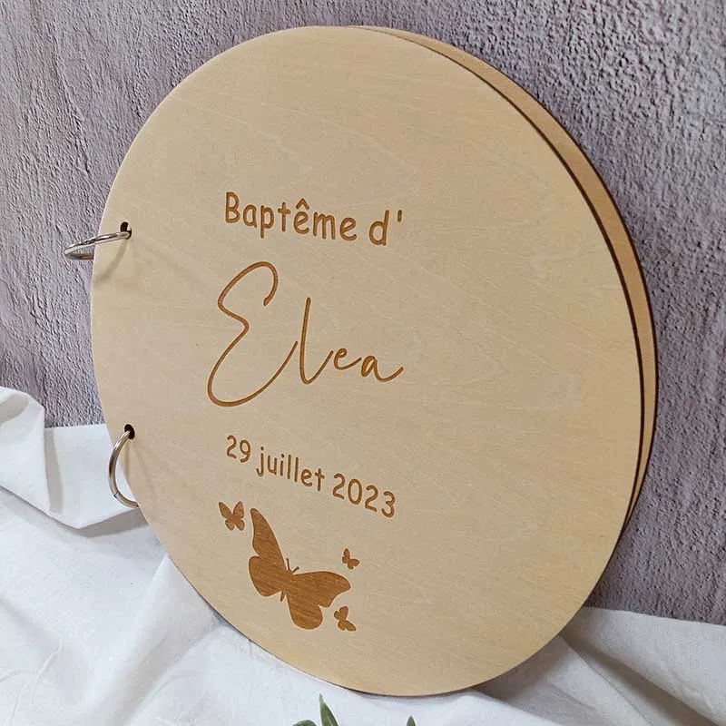 Personalized Baby Shower Guestbook Wedding Guest Book First Holy Communion Baptism Message Book Wedding Party Accessories