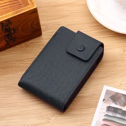 Leather Credit Card Holder Wallet (Black)