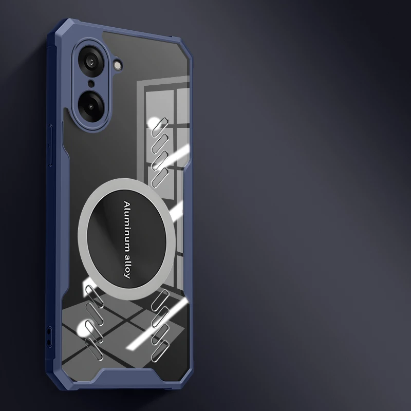 Graphene Heat Dissipation Transparent Cooling Phone Case with Dragon Totem Design