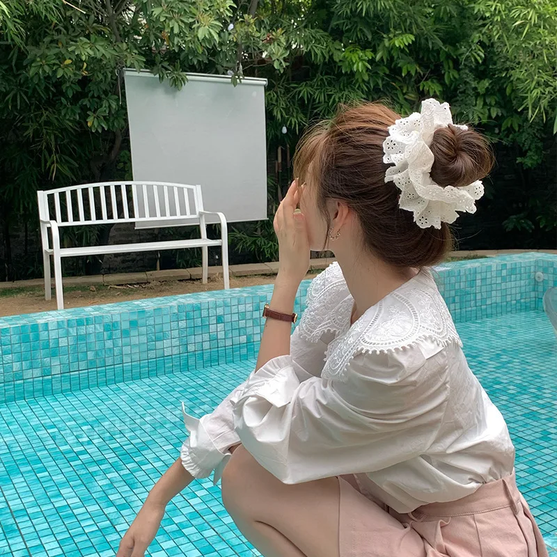 Рисунок 3 - Модные кружевные резинки для волос