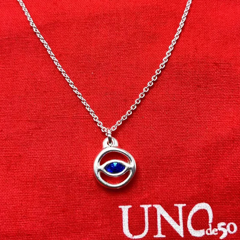 

Новинка 2023 г., UNOde50, горячая Распродажа, модное креативное маленькое подвесное ожерелье, женское романтическое ювелирное изделие, подарочная сумка