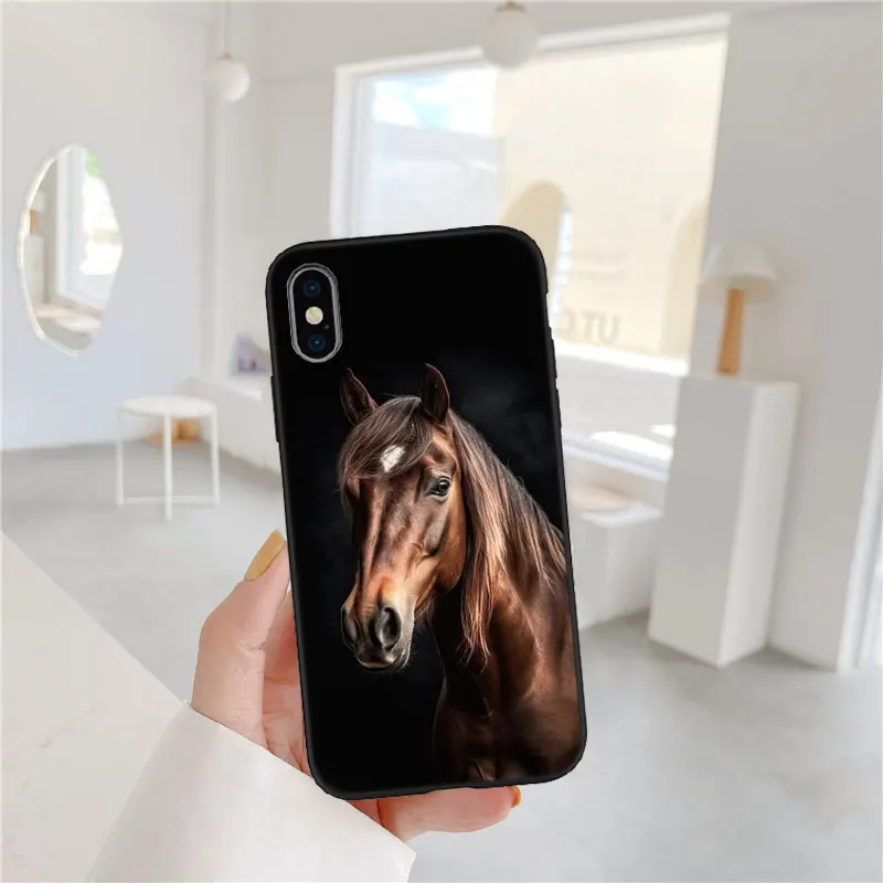 Luxurious Fine Horse Premium Protective Phone Case