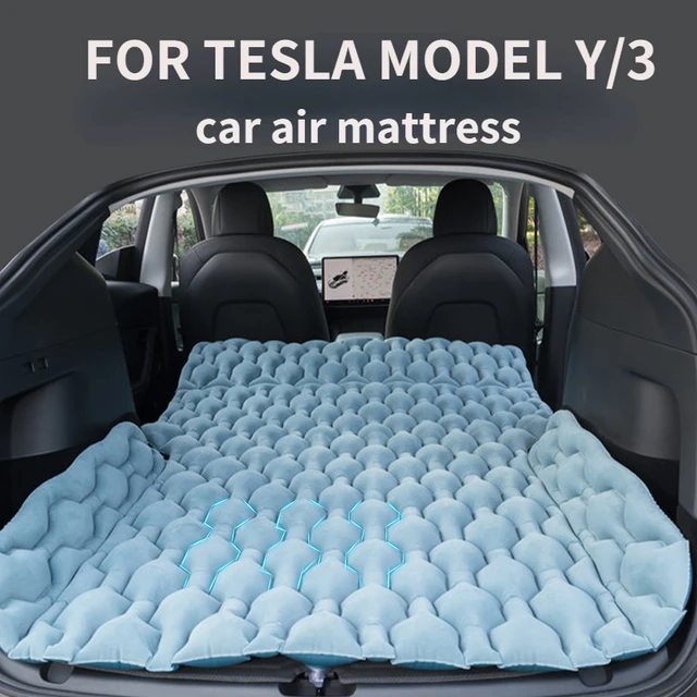 Convient Pour Tesla Model Y/3 Matelas De Voiture Camping Extérieur Matelas  Gonflable Arrière Automatique Pour Coffre Modification De Matelas