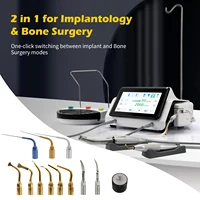 SKYSEA Moteur dentaire LED 2 en 1 pour chirurgie piézoélectrique et implantation, avec commande tactile, pour perçage chirurgical, piézochirurgie et découpe osseuse, dispositif d'implantation 1