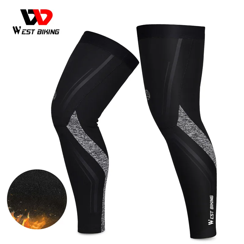 Winter Thermal Leg Warmers Compression Arm Sleeves Mtb Bicycle Sport