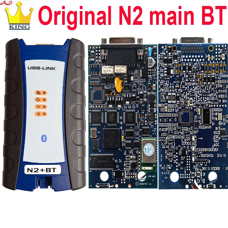 

Original NE IQ 2 Bluetooth USB Link N 2 Main OBD Diesel Detector Interface diagnostics for Duty Truck scanner Diagnostic Tool