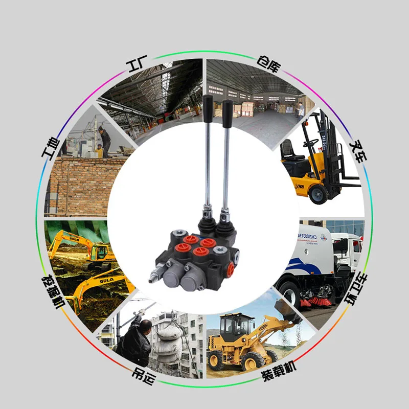 ping 4 Spool hydraulic directional control valve 11gpm, double-acting cylinder spool engineering machinery accessor