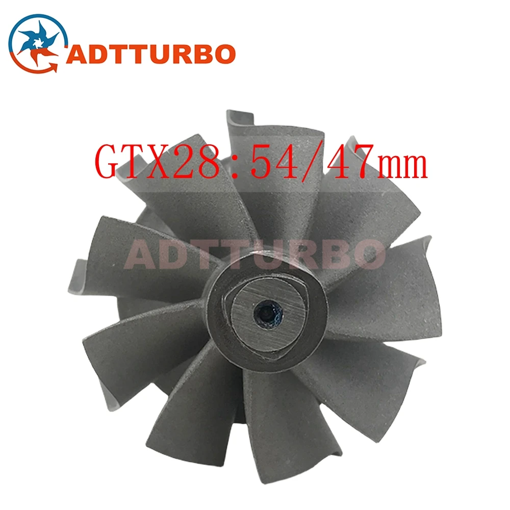 

GT28 GTX28 турбинное колесо 54/47 мм для GTX2860R GTX2867R GTX2871R Supercharger характеристики 856800-5003S 856800-5007S 816365-5001S