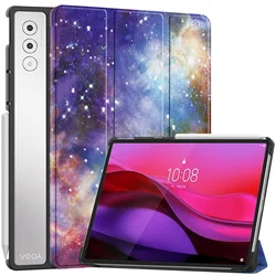 Magnetic Clear Back Stand Tablet Case for Yoga Pad Pro 12.7 (YHX)