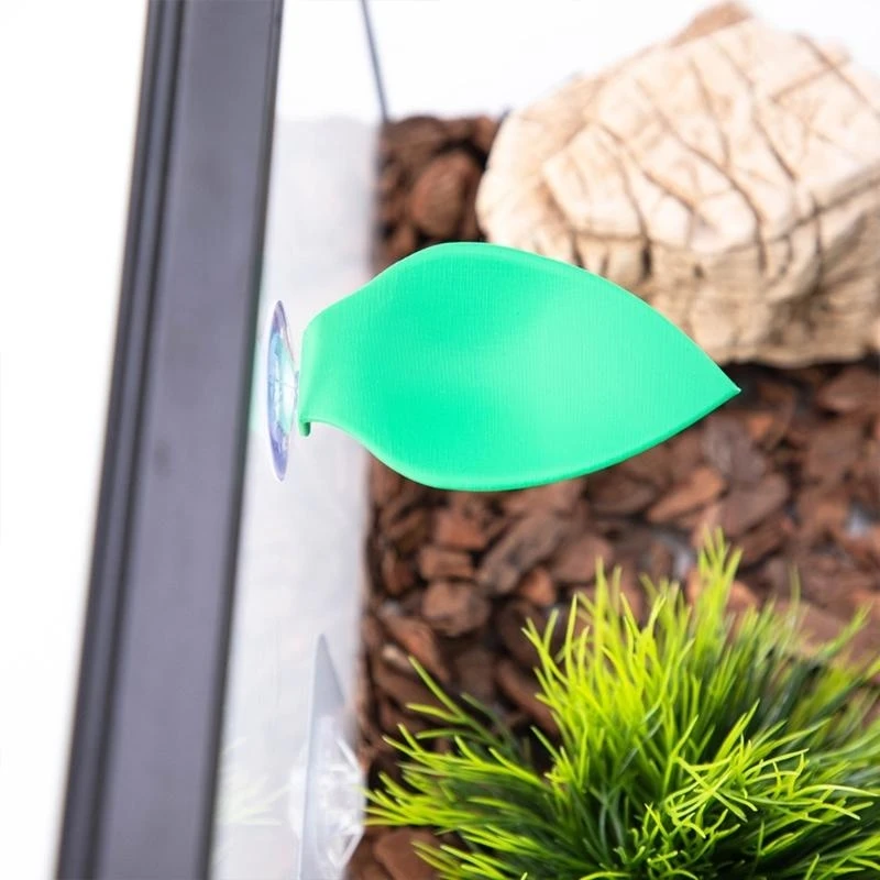 J0MC Betta Fish Hammock Rest Bed Suction Cup Leaf Bed Safe Resting Pad for Fishtanks
