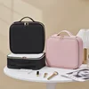 LED Cosmetic Case with Lights and Mirror Cosmetic Bag Large Capacity Premium Feeling Cosmetic Bag Luxury makeup bag 2