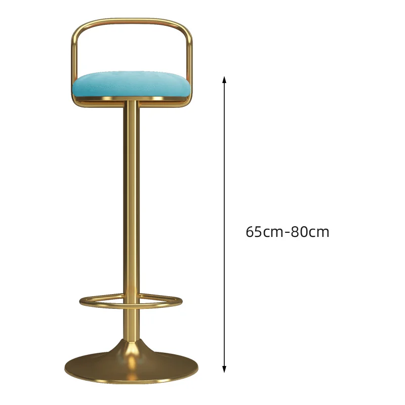 Bar chairs, Nordic rotating lift backrest chairs, modern and minimalist bar  , front desk  , light luxury household hi