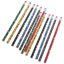 48 Pcs Pencil Football Office Soccer Balls Wooden Sports Themed Writing Pencils