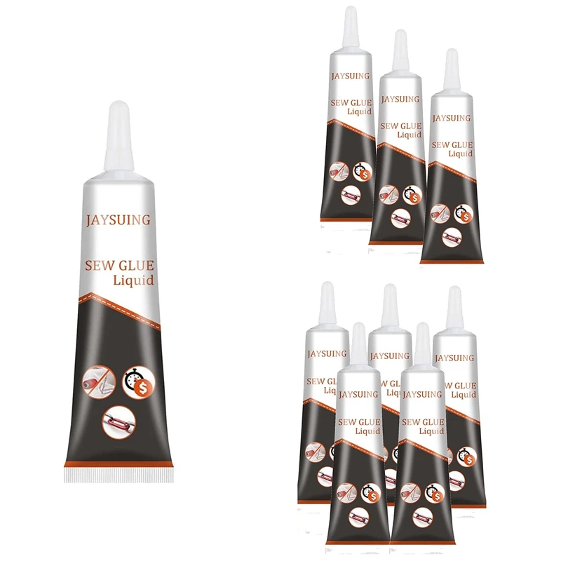 

Jaysuing Cloth Repair Sew Glue 50Ml, Sew Glue Liquid, Instant Sew Glue Bonding Liquid, Quick Dry Multi Fabric Sew Glues