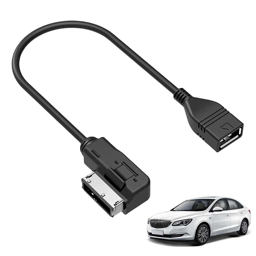 Music Media Adapter Music MDI MMI AMI To USB Female Interface USB Aux Cable Adapter for VW for Audi A6L Q5 Q7 A8 S5