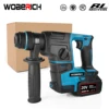 Electric Brushless Hammer Drill Multifunctional Rotary Cordless Rechargeable Power Tools For Makita/WOBERICH 18V Battery 1