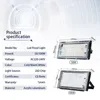 50W 100W LED Floodlight 110V 220V Waterproof Ip65 White/Warm White Lights Ultra Bright Led Outdoor Spotlight for Warehouse 4