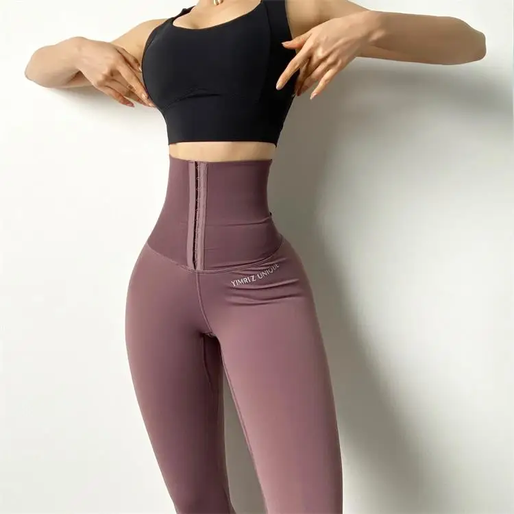 Women Shrink Abdomen High Waist Corset Yoga Pants Workout Legging Sports  Fitness Gym Leggings Running Training Tights Activewear - AliExpress