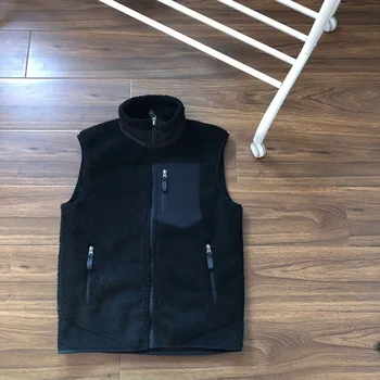 Fashion Motos Wool Jacket Men Women Vest Lamb Cashmere Jacket Casual Loose Jacket Sports Vest Warm Motorcycle Cycling Equipment 5