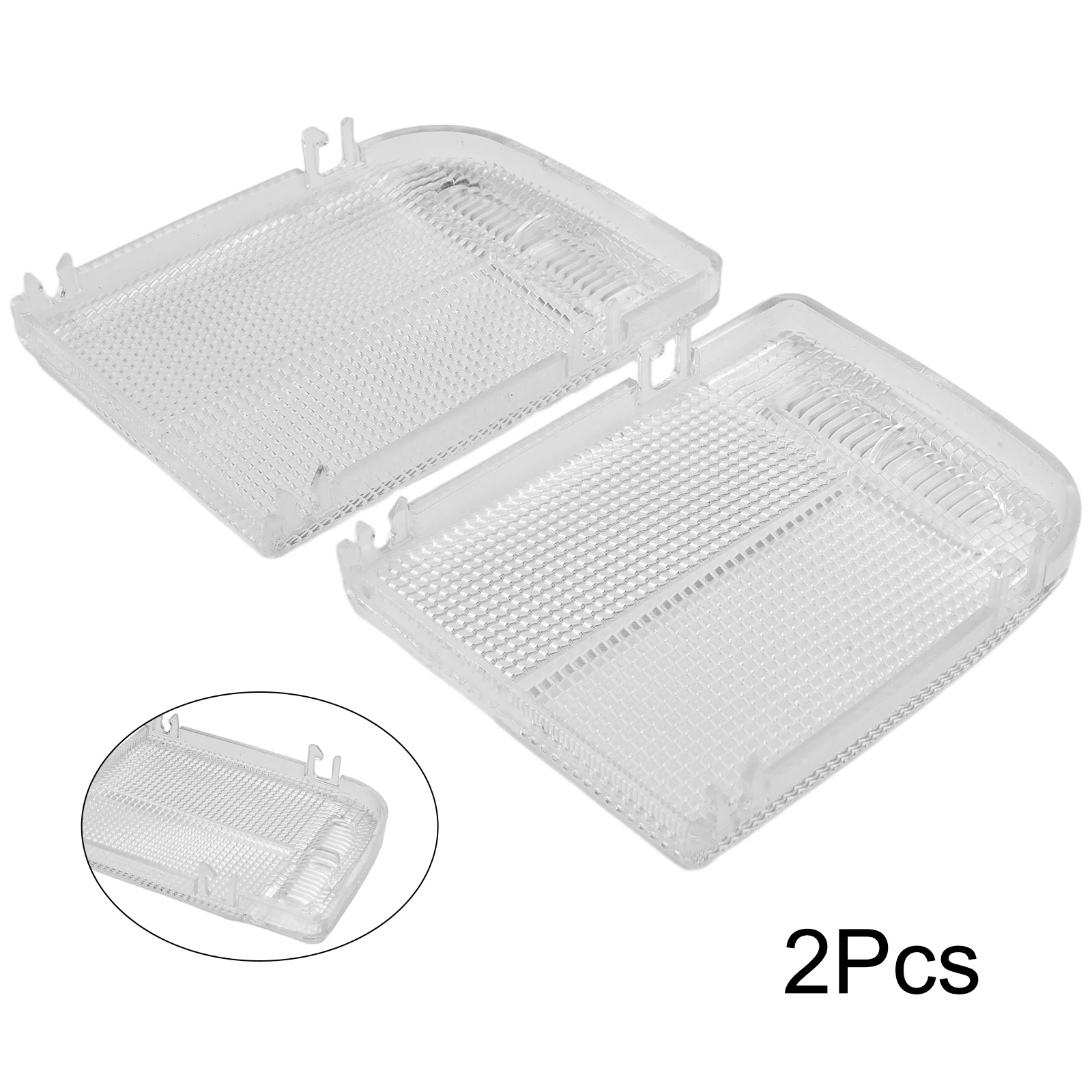 

1Pair Interior Roof Map Light Lens For Honda For Accord Civic For CRV ODYSSEY New Clear 9x7cm LxW Reading Light Covers