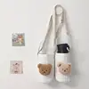 R6FD Reusable Bear Baby Warm Bottle Bag Feeding Bottle Cover Shoulder Bag Crossbody 2
