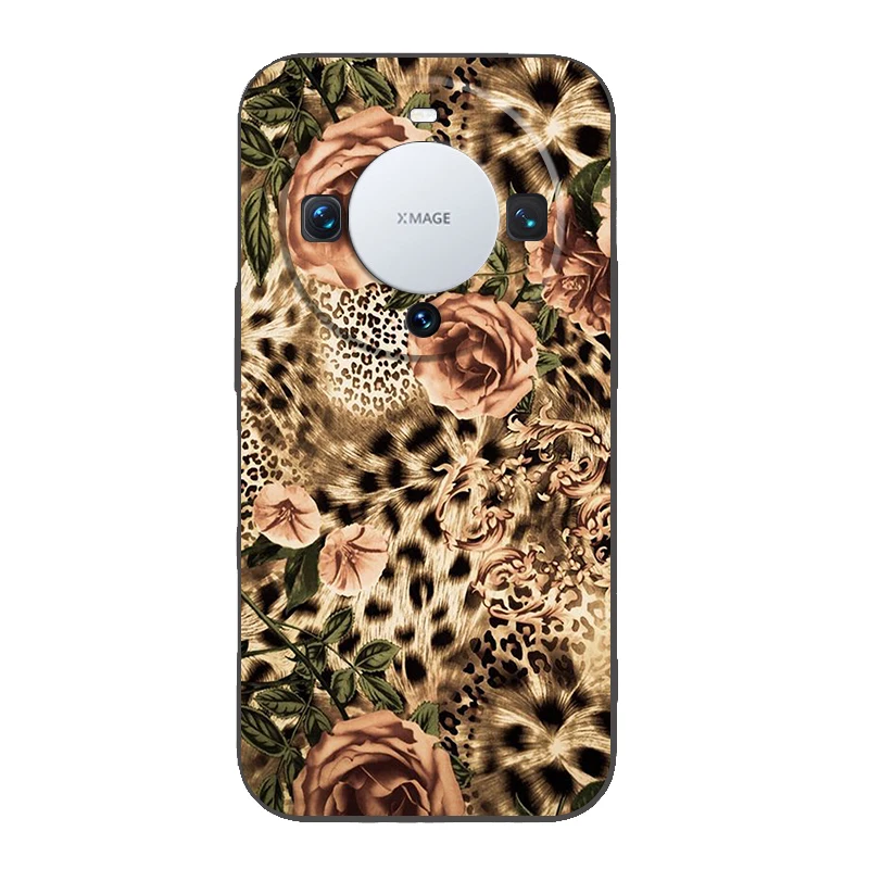 Leopard Print Silicone Phone Case Cover