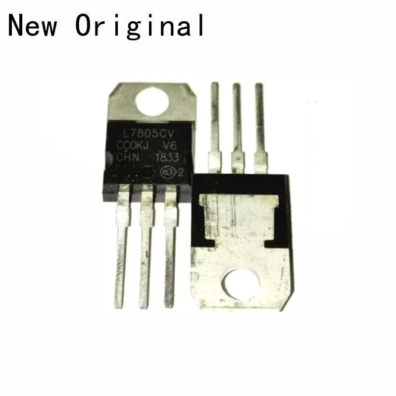 

10PCS L7805CV New and Original TO220 5V 1.5A Positive voltage regulators