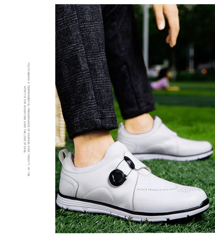 

High Quality First Layer Cowhide Lightweight Outdoor Golf Shoes Men's and Women's Casual Shoes Wear-Resistant Travel Shoes