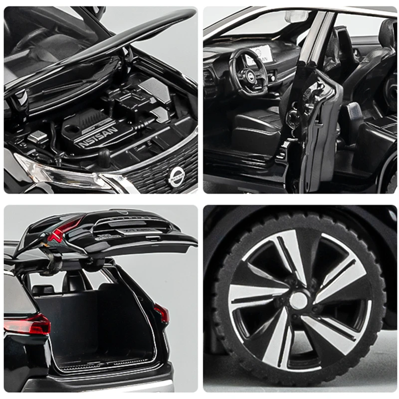 1:32 X-TRAIL SUV Alloy Car Model Diecasts Metal Off-road Vehicles