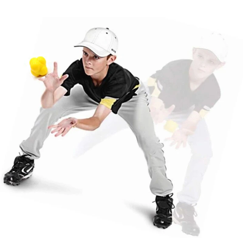 68mm Hexagonal Reaction Ball Silicone Agility Coordination Reflex Exercise Fitness Training Ball Suitable For Children And Adult agility training ball,fitness ball