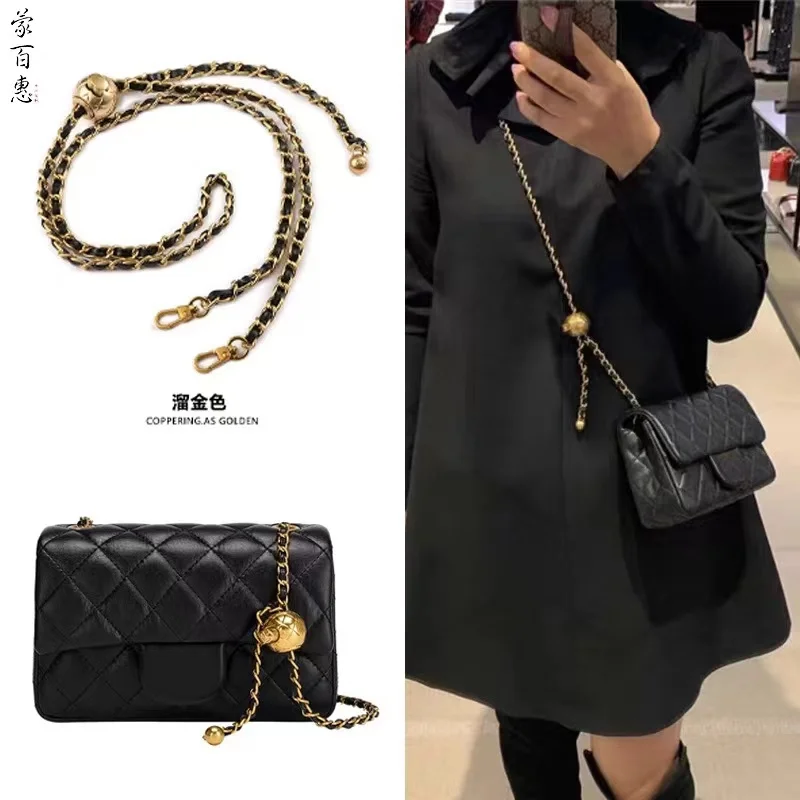 SmallgoldballchainaccessoriesarmpitMessengerbucklethinchain