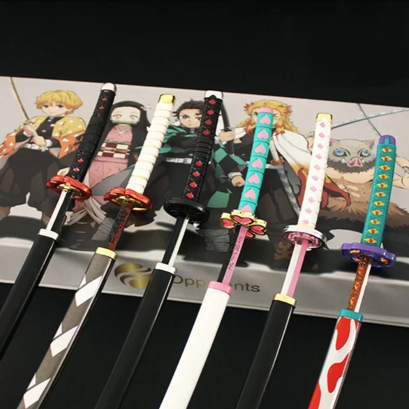 17 cm kleine Dämonentöter Katana Anime Kimetsu no Yaiba Metallschwert Ninja Messer echte japanische Katana Original Samurai Säbel Geschenk – Detail 8