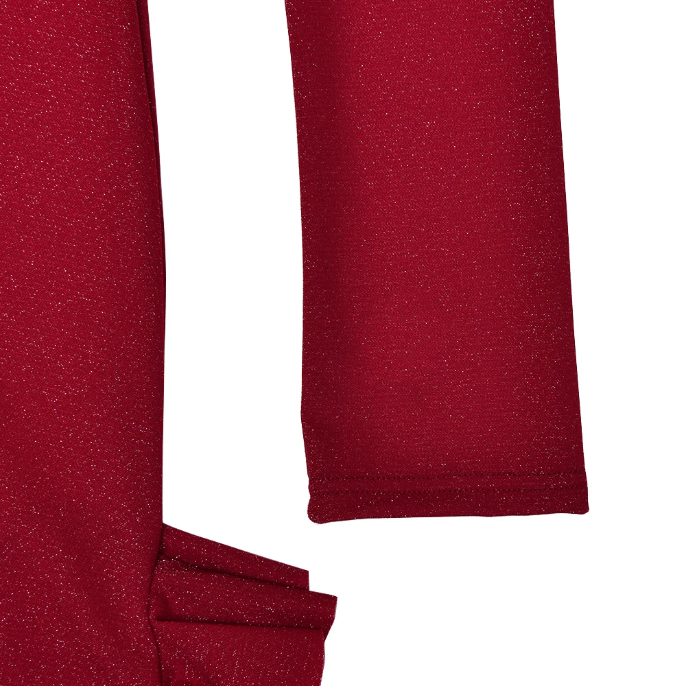 Elegant Long Sleeved Irregular Dress Women High Elasticity Tight Sexy Backless Evening Dress Slim Party Club Vestido