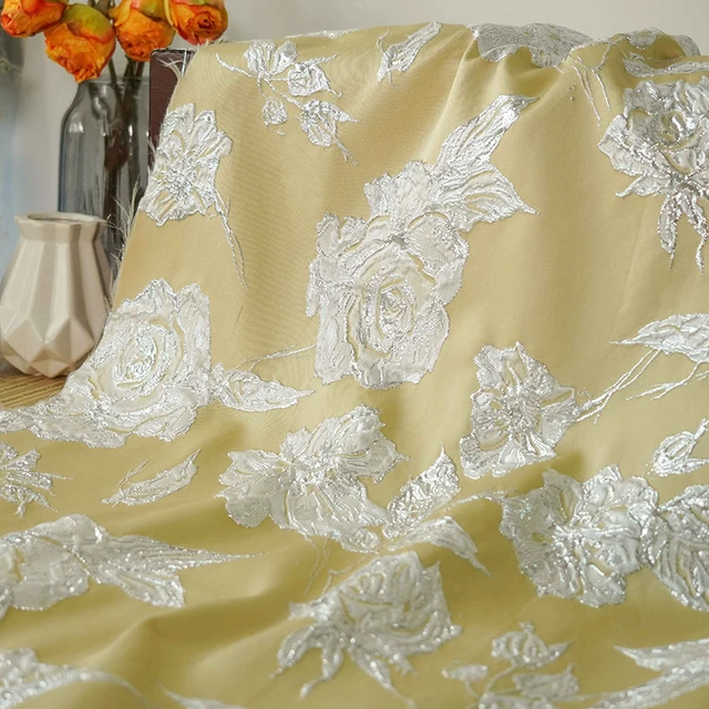 Cream Silk Organza - Fabrics & Fabrics