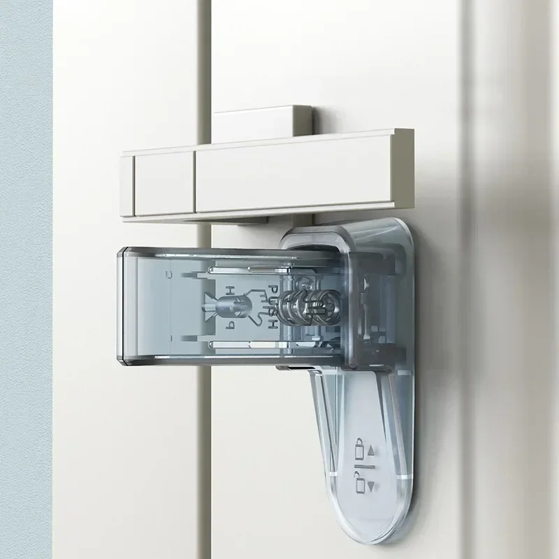 Easy To Install Security Protection Door Lever Lock Multi-Function Kids Baby Proofing Door Handle Locks Safety Protection Device child lock,door lock,safety lock