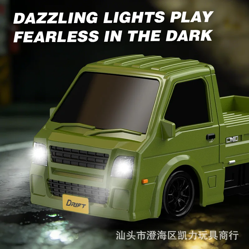 High-Speed 1:64 Scale Mini RC Drift Truck Toy