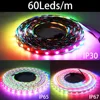 WS2812B WS2811 WS2813 WS2815 5050 RGBIC Smart LED Strip WS2812 Individually Addressable IC 30/60/144Pixels/Leds/m Light DC5V/12V 6
