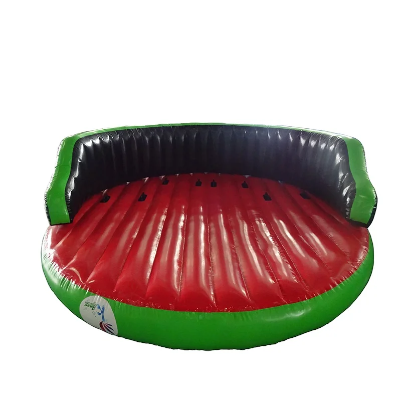 Factory wholesale price customized water park toys/inflatable flying Watermelon sofa /inflatable floating water toys for sell
