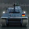 Henglong 3818-1 Tiger RC Tank Model World War II German Tiger I Heavy Tank Crawler Metal 1:16 Simulation Remote Control Car Toy 2