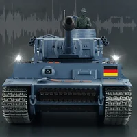 Henglong 3818-1 Tiger RC Tank Model World War II German Tiger I Heavy Tank Crawler Metal 1:16 Simulation Remote Control Car Toy 2