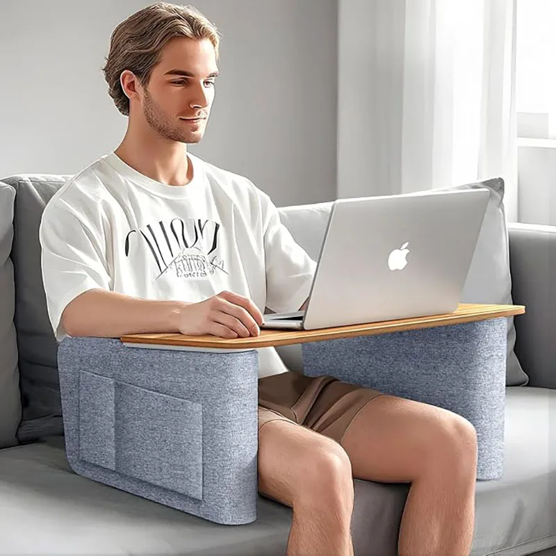 HPERGO Ergonomic Comfortable Removable Bed Table Laptop Desk Bed Table Desk Reading Pillow for Lap With Tablet laptop laptop stand