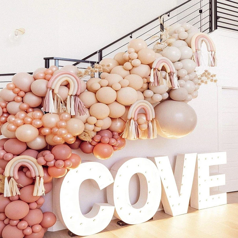 Retro Green Balloons Brown Skin Sand White Latex Helium Balloon Birthday Party Wedding Graduation Baby Shower Decor 10/20/30pcs