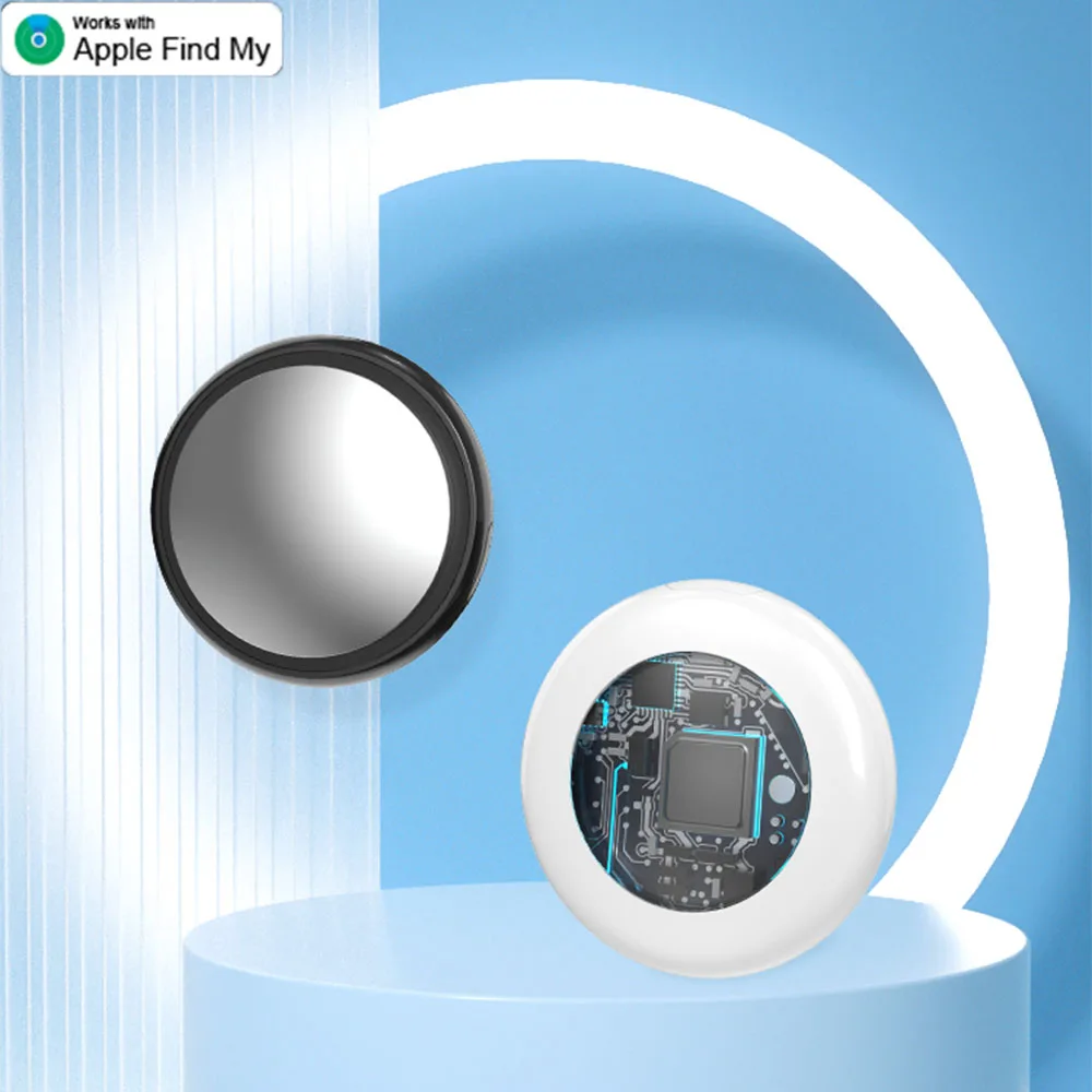 Mini Tracking Tag For IOS System Only With Apple Find My Anti-lost Device + Pet Dog Collar + Leash MFI Set Outdoor Waterproof