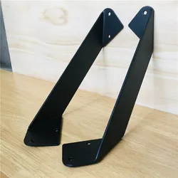 Black A Pair Triangle Shelf Bracket Partition Super Load-bearing Support Shelf Support Fram Mounting Bracket Shelf Holder Rack