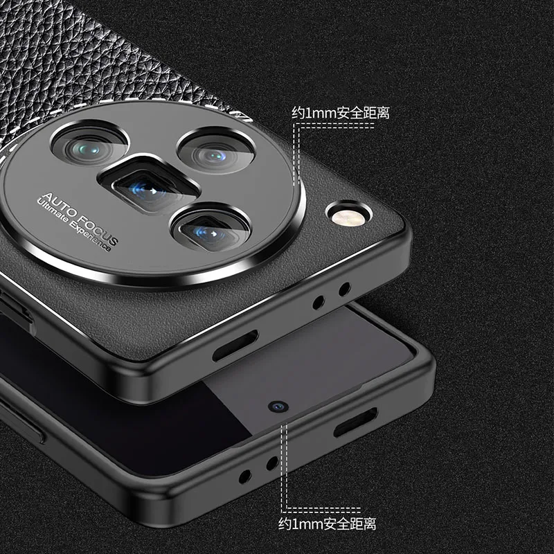 Per Oppo Find X7 Pro Case Oppo Find X7 X7 Pro 5G Case Luxury Original Tpu Antiurto Pu Leather Cover In Silicone Oppo Find X7 Pro