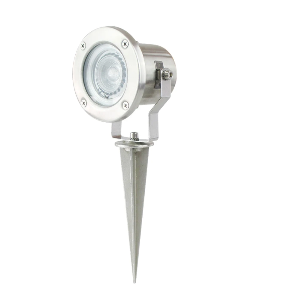 stainless steel led lawn lamp with 5WCOB spot light AC110V AC220V garden yard landscape outdoor lighting jzc1 44 contact intermediate relay ac24v ac36v ac110v ac220v ac380v dc24v dc110v dc220v