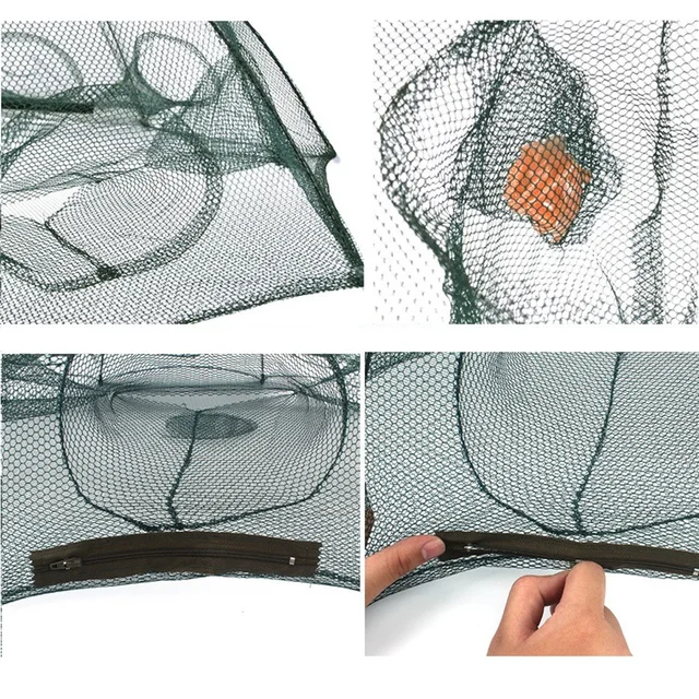 강화된 4-6 구멍 자동 낚시 그물: 쉽고 효율적인 낚시 경험