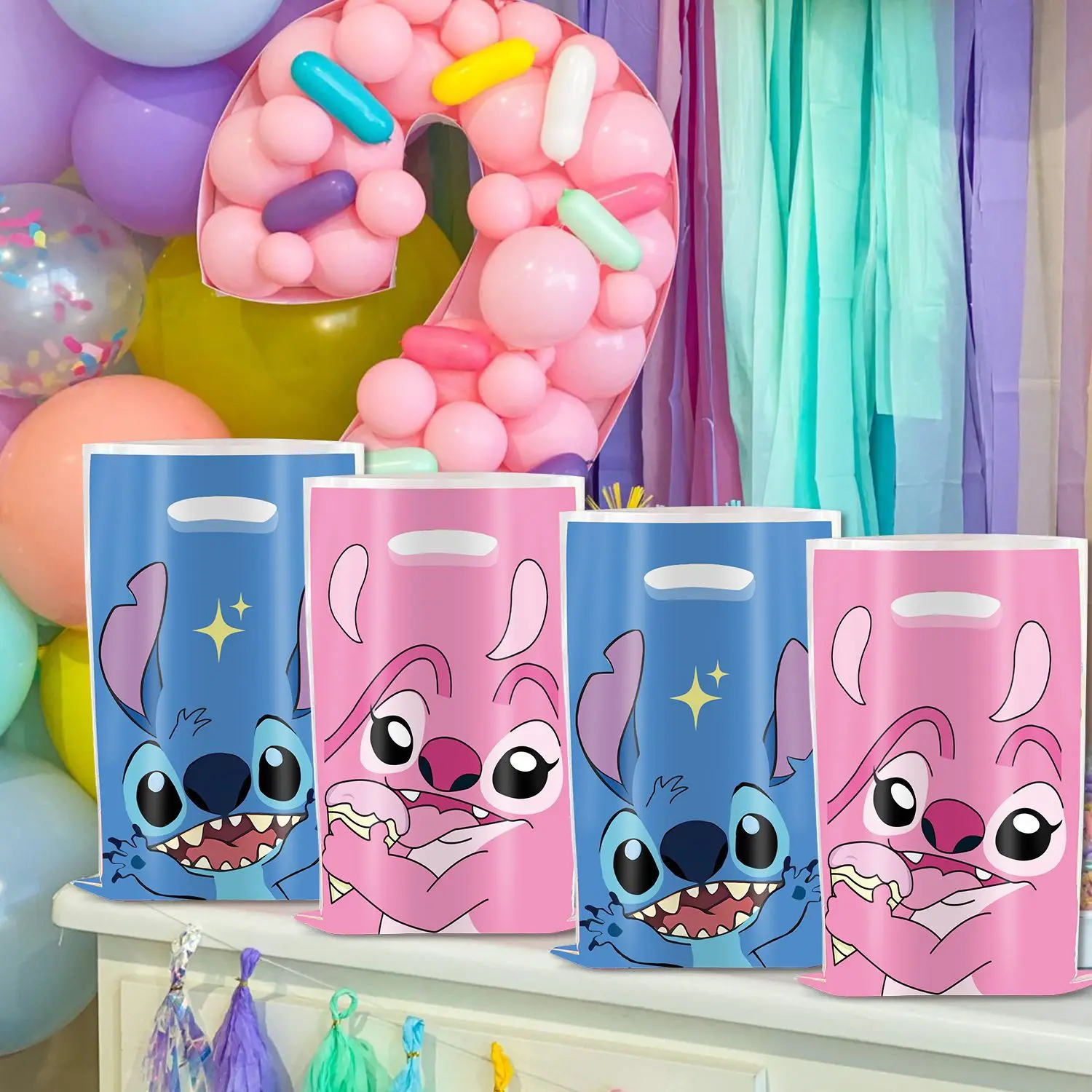Disney Lilo&Stitch Party Gift Bags Kids Candy Treat Bags For Kids Birthday Supplies