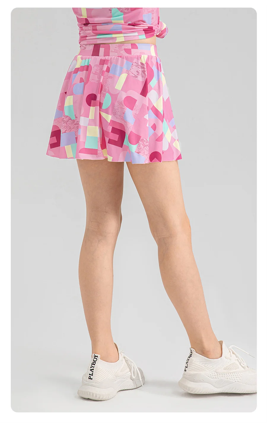 Children Golf Tennis Skirt With Shorts Girls Sport Skorts Running Dancing 2 In 1 Culottes Summer Athletic Breathable Cool Fabric 9 S26820b35903446d2b78b9ad7e4855754W