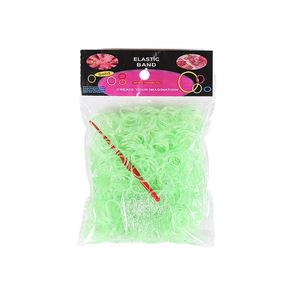 Rainbow Loom Crafting Kit: 600-Piece Rubber Band Refill with Hooks for DIY Jewelry and Accessories